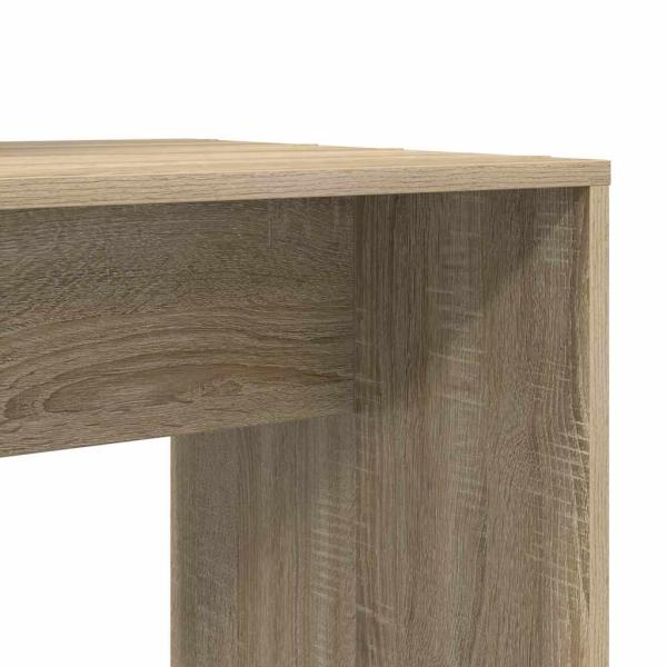 Schreibtisch Sonoma Eiche 138.5 x 55 x 143 cm Holzwerkstoff