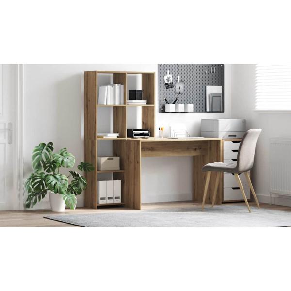 Schreibtisch Artisan-Eiche Holzwerkstoff 138,5 x 55 x 143 cm
