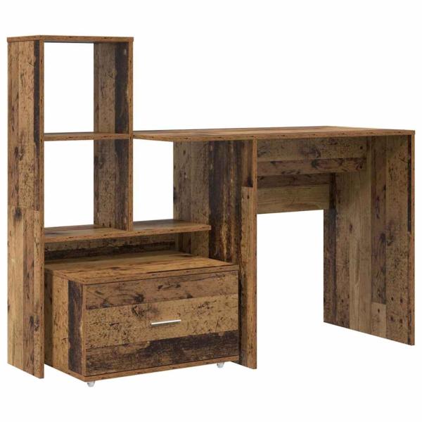 Schreibtisch Altholz 131,5 x 50 x 106,5 cm Holzwerkstoff