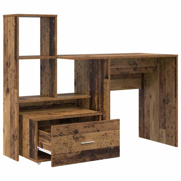 Schreibtisch Altholz 131,5 x 50 x 106,5 cm Holzwerkstoff