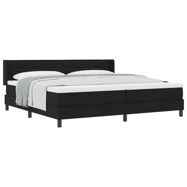 Boxspringbett Gestreift Schwarz und Weiß und Schwarz