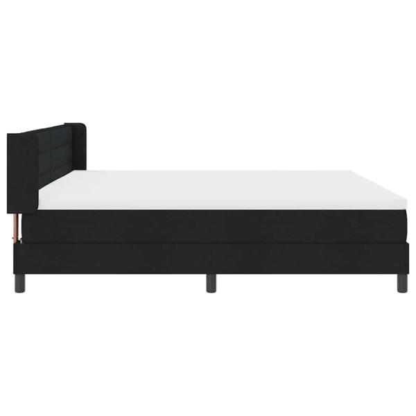 Boxspringbett Gestreift Schwarz und Weiß und Schwarz