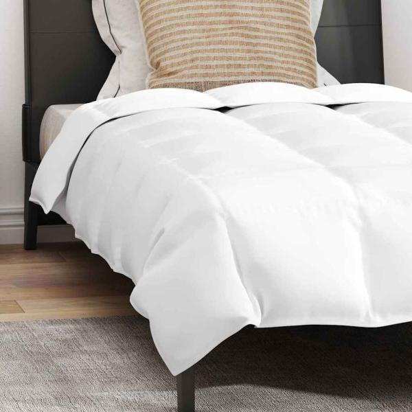 Bettdecke Sonstiges mit Kissen 2 pcs Weiß 135 x 200 cm Daunen