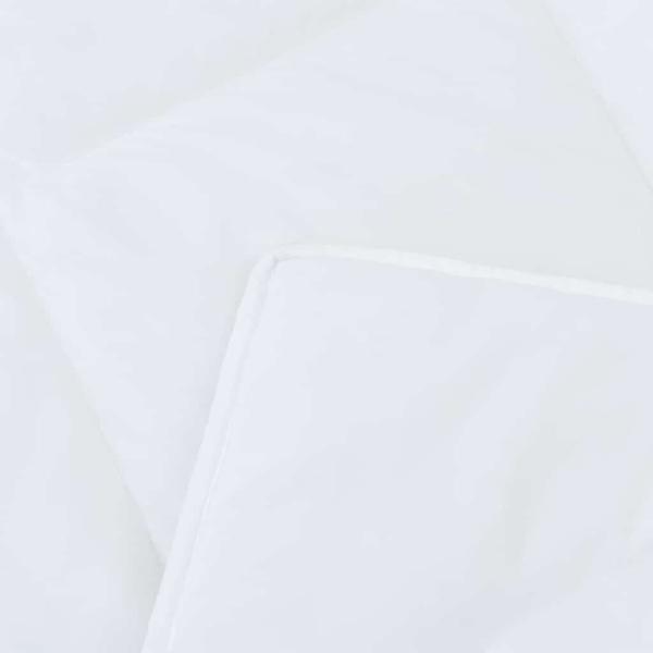 Sommer Bettdecke mit Kissen 2 pcs Weiß 140 x 200 cm Mikrofaser