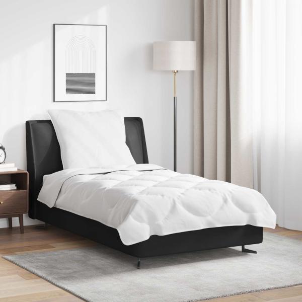 ARDEBO.de - 2-in-1 Bettdecke mit Kissen 2 pcs Weiß 140 x 220 cm Mikrofaser