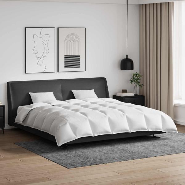 ARDEBO.de - Bettdecke 3 pcs Weiß 200 x 200 cm Daunen