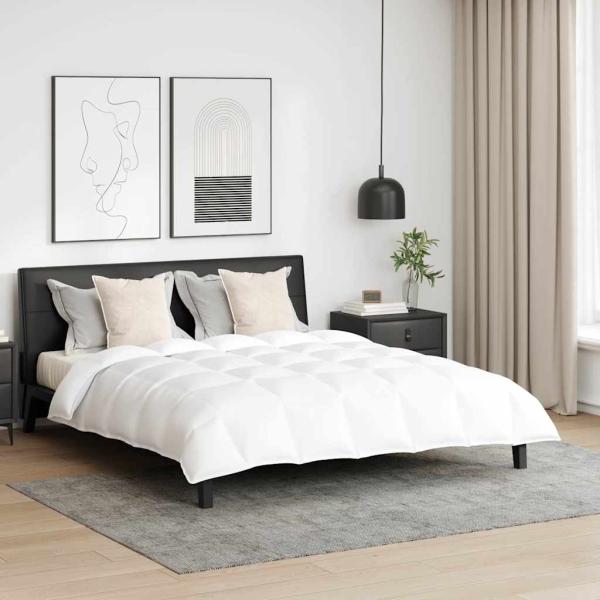 ARDEBO.de - Bettdecke Sonstiges mit Kissen 3 pcs Weiß 240 x 220 cm Daunen