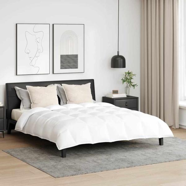 ARDEBO.de - Bettdecke Sonstiges mit Kissen 3 pcs Weiß 240 x 220 cm Daunen