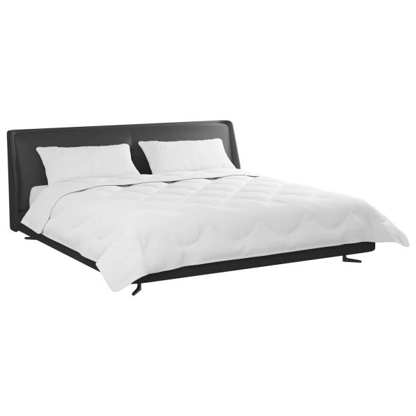 Sommerdecke mit Kissen 3 Stk. Weiß Mikrofaser