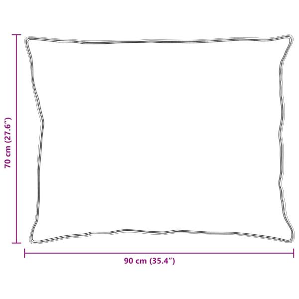Bettdecke mit Kissen 3 pcs Weiß 260 x 220 cm Mikrofaser