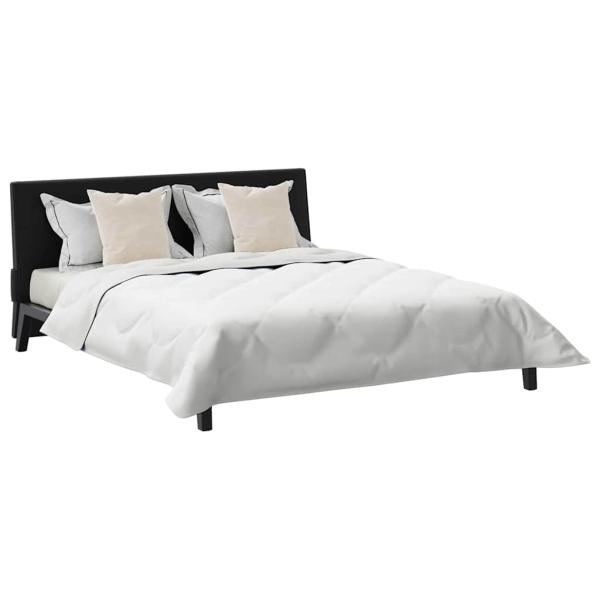 Winterbettdecke mit Kissen 3 pcs Weiß 260 x 220 cm Mikrofaser