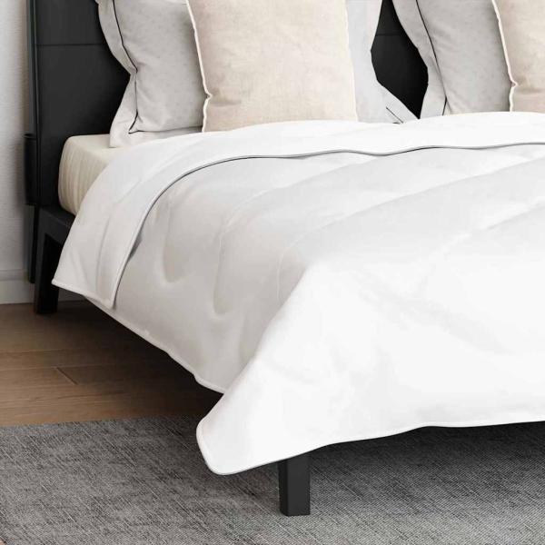 Bettdecke Sonstiges mit Kissen 3 pcs Weiß 260 x 220 cm Mikrofaser