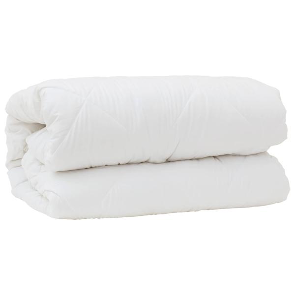 ARDEBO.de - Bettdecke Sonstiges mit Kissen 3 pcs Weiß 240 x 260 cm Mikrofaser