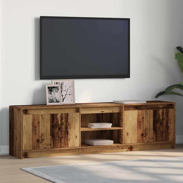 ARDEBO.de - TV-Schränk Braun 180 x 34 x 50 cm Wuchsplatte und Spanplatte