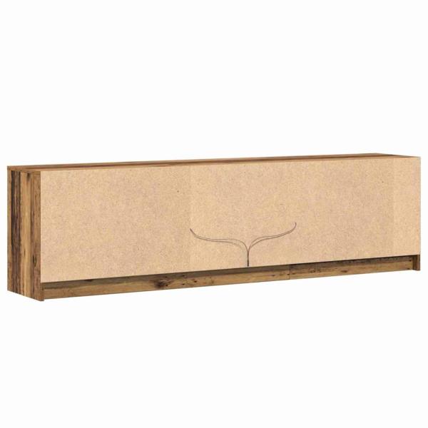 TV-Schränk Braun 180 x 34 x 50 cm Wuchsplatte und Spanplatte