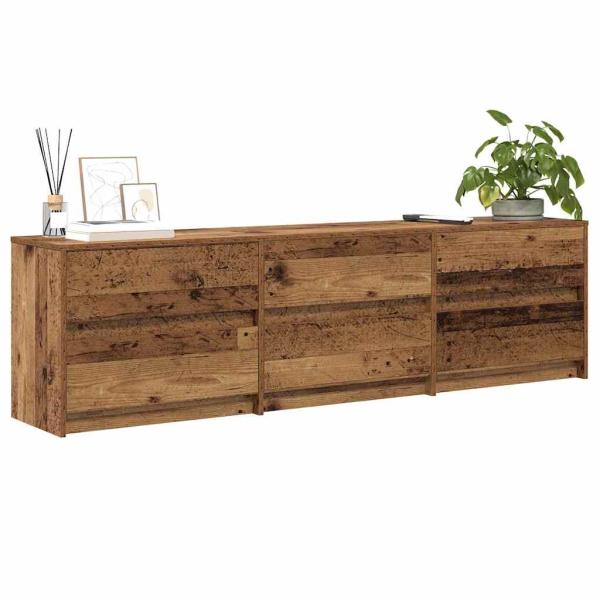 TV-Schränk Sonstiges Altes Holz Wuchsplatte und Spanplatte