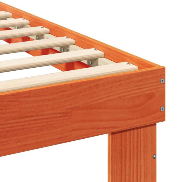 Bettgestell mit Schubladen Braun 120 x 200 cm