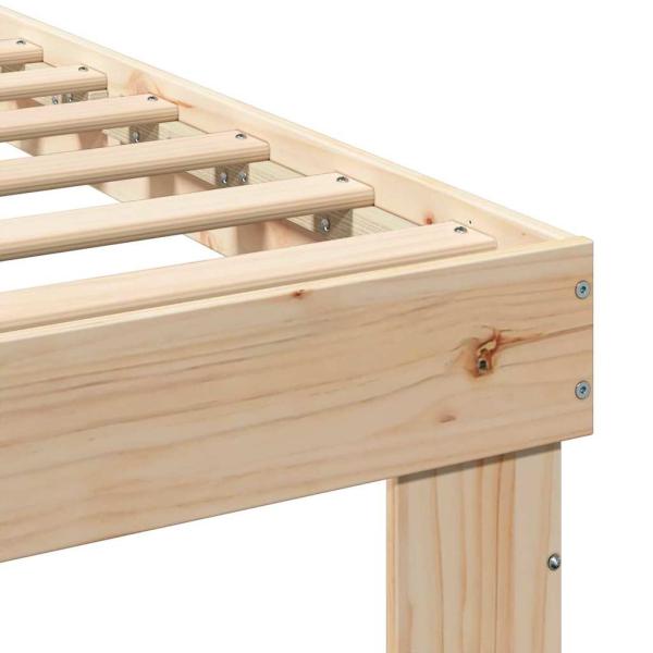 Bettgestell mit Schubladen Braun 140 x 190 cm