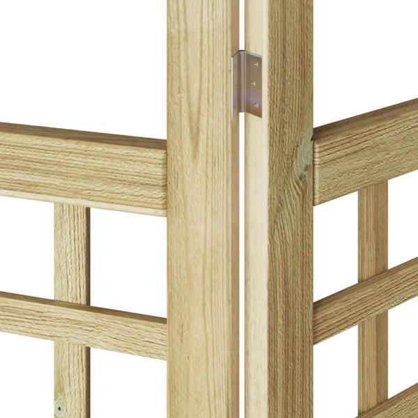 Outdoor Sichtschutz 5 pcs Braun 200 x 180 cm