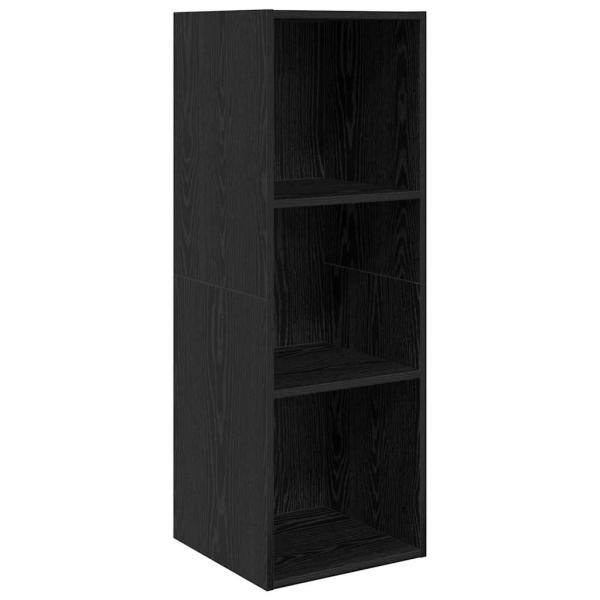 TV-Schrank Set 3 pcs Schwarze Eiche 37 x 37 x 142,5 cm