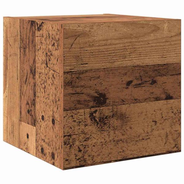 TV-Schrank-Set mit Speicher mit Tür 8 pcs Braun 30,5 x 30 x 90 cm