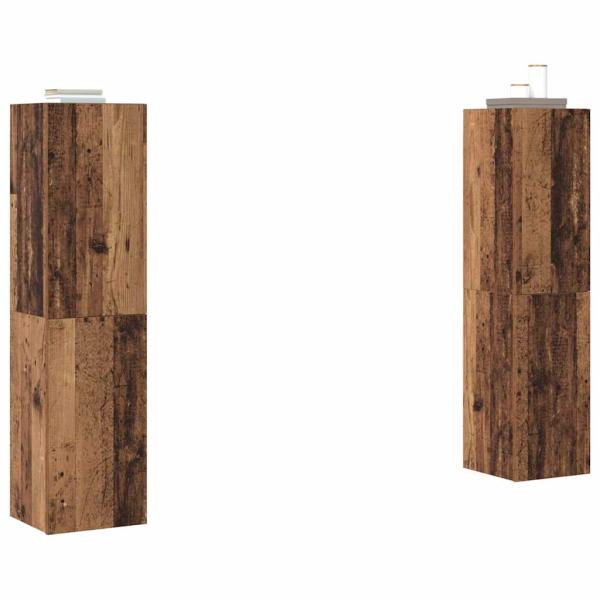 TV-Schrank-Set 4 pcs Altholz 30,5 x 30 x 60 cm Holzwerkstoff