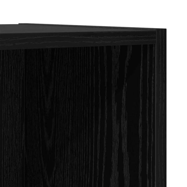 TV-Schrank-Set 2 pcs Schwarz 37 x 37 x 142,5 cm Holzwerkstoff