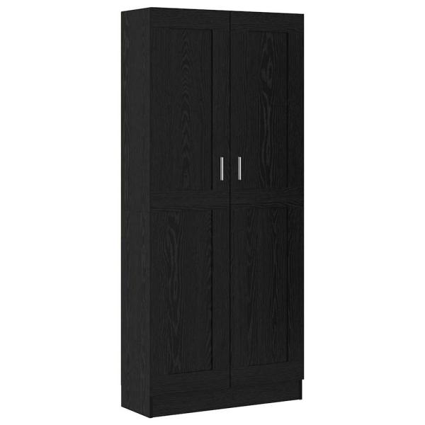 Bücherregal Schwarze Eiche 82,5 x 30,5 x 185 cm Holzwerkstoff