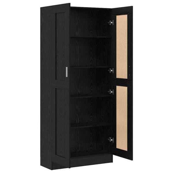 Bücherregal Schwarze Eiche 82,5 x 30,5 x 185 cm Holzwerkstoff