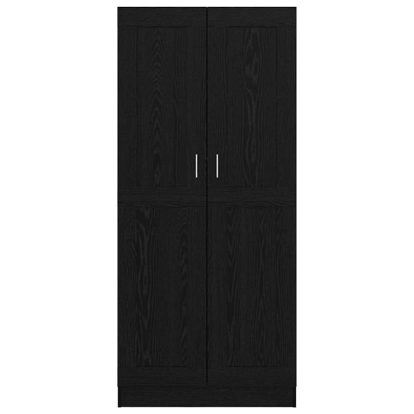 Bücherregal Schwarze Eiche 82,5 x 30,5 x 185 cm Holzwerkstoff