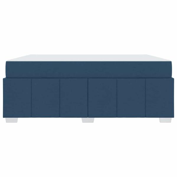 Bettgestell Blau 180 x 200 cm Stoff
