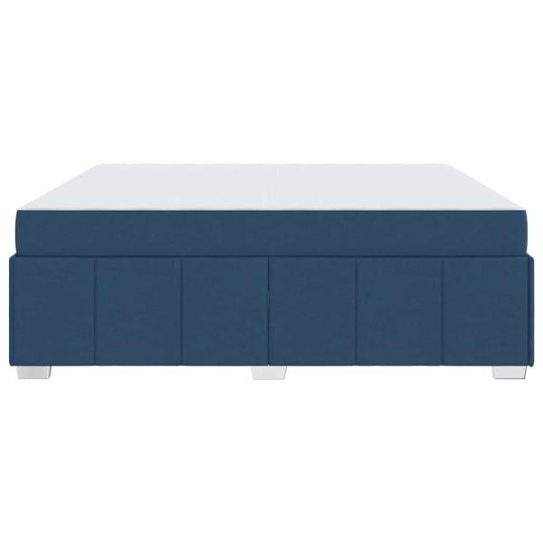 Bettgestell Blau 180 x 200 cm Stoff