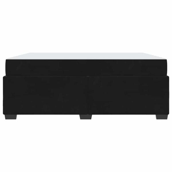 Bettgestell Sonstiges Schwarz 180 x 200 cm Samt