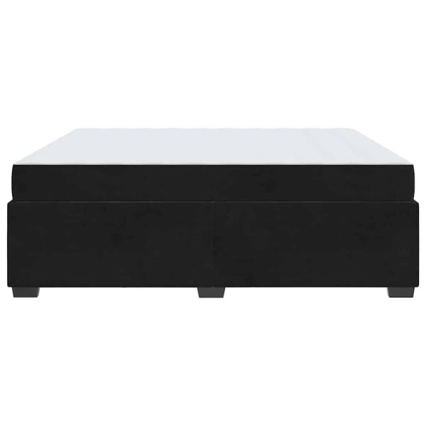 Bettgestell Sonstiges Schwarz 180 x 200 cm Samt