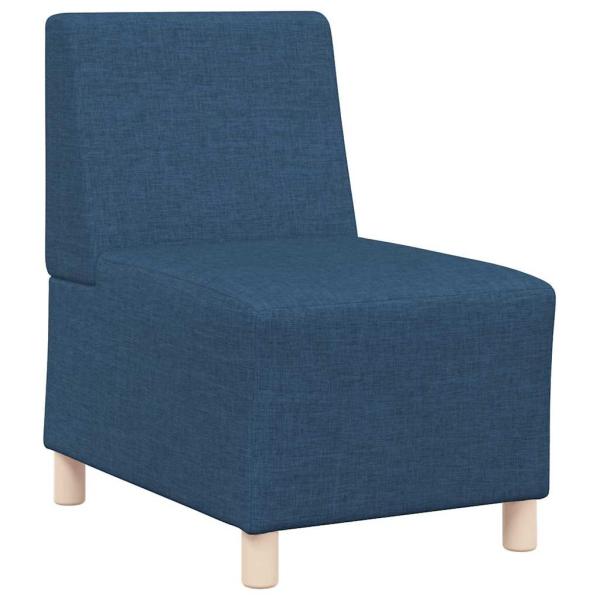 Sofa Stuhl Hellgrau 55 cm Stoff 2 pcs Blau 55 x 74 x 82 cm