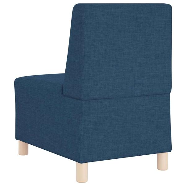Sofa Stuhl Hellgrau 55 cm Stoff 2 pcs Blau 55 x 74 x 82 cm