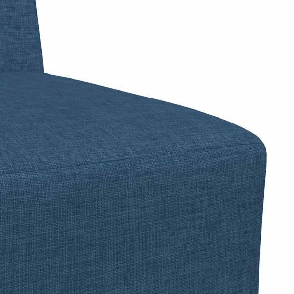 Sofa Stuhl Hellgrau 55 cm Stoff 2 pcs Blau 55 x 74 x 82 cm