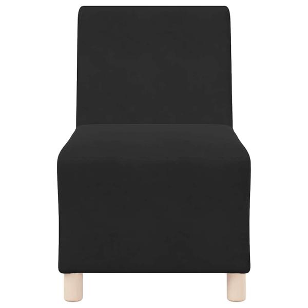 Sofa Stühle 3 pcs Schwarz 55 x 74 x 82 cm Samt