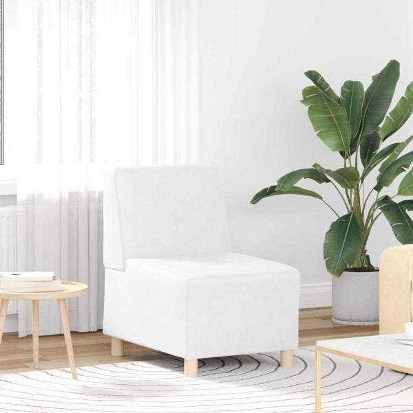 Sofa Stühle 3 pcs Weiß 55 x 74 x 82 cm Kunstleder