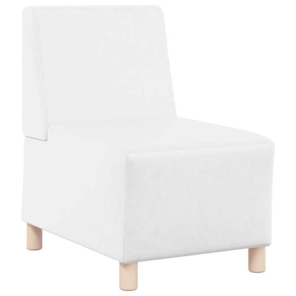 Sofa Stühle 3 pcs Weiß 55 x 74 x 82 cm Kunstleder