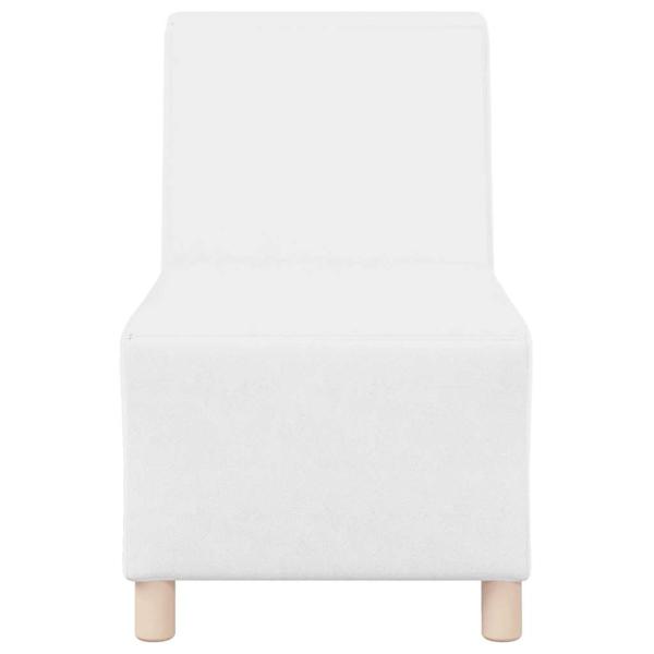 Sofa Stühle 3 pcs Weiß 55 x 74 x 82 cm Kunstleder
