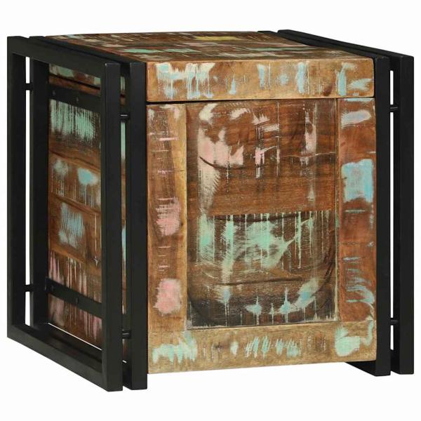 Aufbewahrungsbox Mehrfarbig 40 x 40 x 40 cm Massivholz Akazie