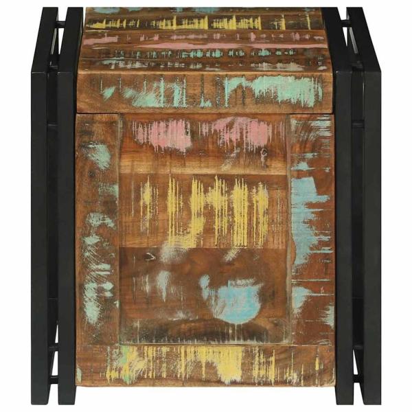 Aufbewahrungsbox Mehrfarbig 40 x 40 x 40 cm Massivholz Akazie