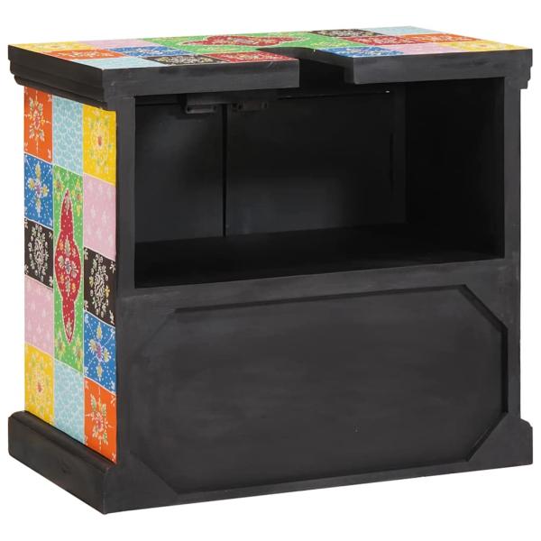 Badezimmermöbel-Sets mit Tür Mehrfarbig Standard Holz