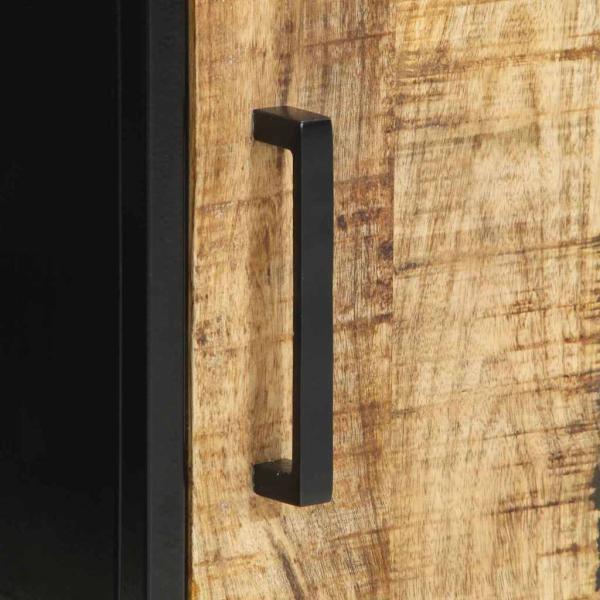 Nachttische 2 pcs Braun und Schwarz Standard