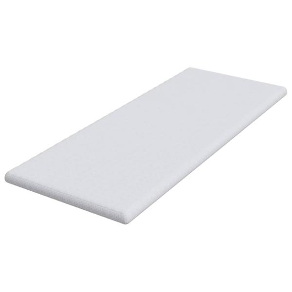 Matratzenpads Weiß 80 x 200 cm 100% Polyester Jacquardstoff