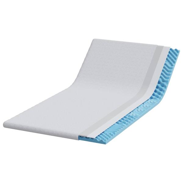 Matratzenpads Weiß 90 x 200 cm 100% Polyester Jacquardstoff