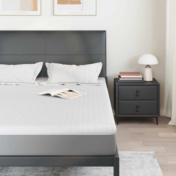 Matratzenpads Weiß 160 x 200 cm 100% Polyester Jacquardstoff