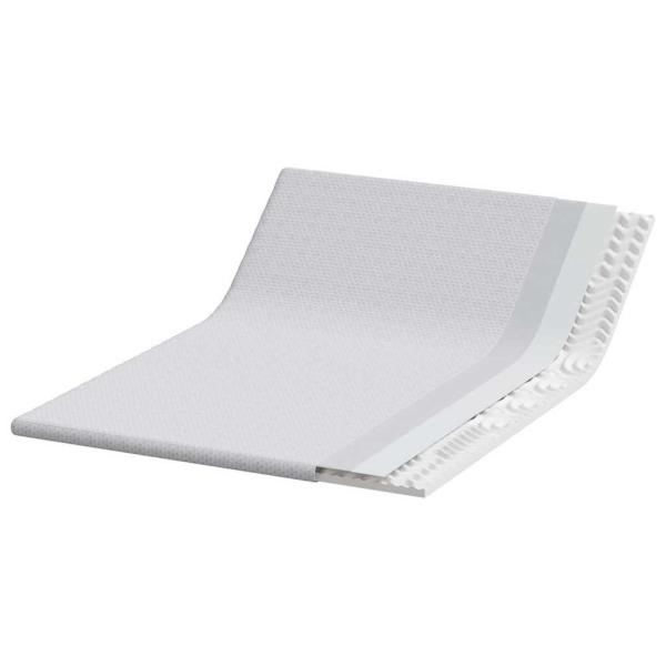 Matratzenpads Weiß 160 x 200 cm 100% Polyester Jacquardstoff