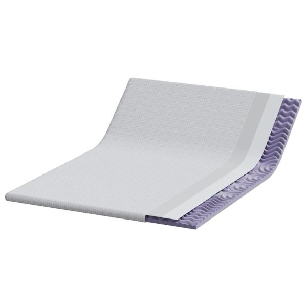 Matratzenpads Weiß 160 x 200 cm 100% Polyester Jacquardstoff